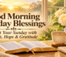 Good Morning Sunday Blessings