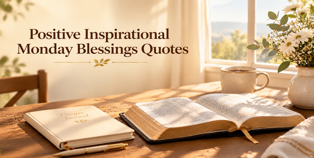 Positive Inspirational Monday Blessings Quotes
